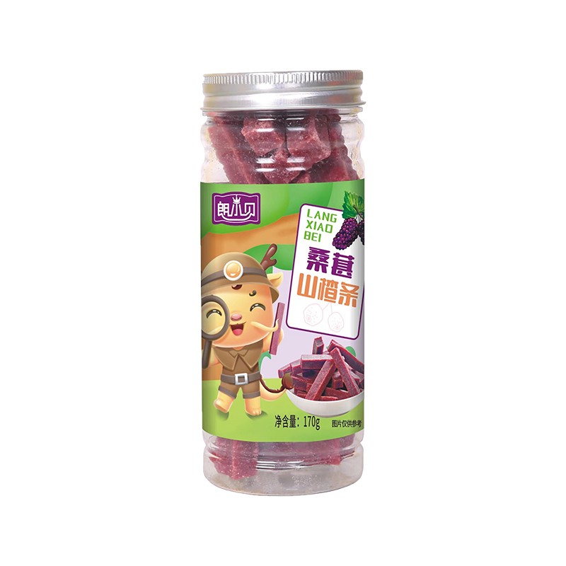 170g Mulberry and Hawthorn Bar, Hawthorn Product, Wholesale Hawthorn Snack in Canned Packaging