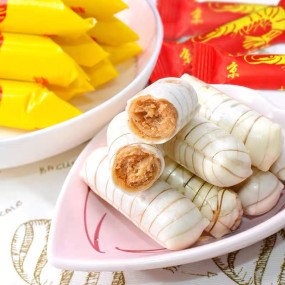 采购产品虾酥，老大夏酥，老式糖果，花生酥，年货，袋装糖果，新年婚礼