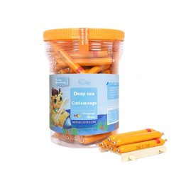 1000克深海鳕鱼肠，大罐原味鱼肠，美味香肠火火肠即食小吃