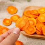 1kg VF胡萝卜脆速溶蔬菜干胡萝卜脆水果和蔬菜脆休闲小吃批发OEM