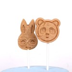 500g About 40-45 Cartoon Hawthorn Lollipops, Sweet and Sour Candy Without Additives, Packaged OEM Hawthorn Food