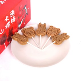 500g About 40-45 Cartoon Hawthorn Lollipops, Sweet and Sour Candy Without Additives, Packaged OEM Hawthorn Food