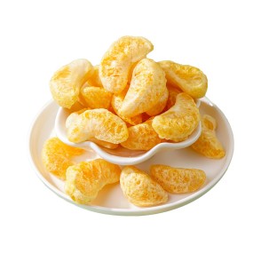 1kg Freeze-Dried Bulk Pack of Sweet Orange Crisp Snack Wholesale FD  Orange Freeze-Dried Fruits Vegetables Water Preserved