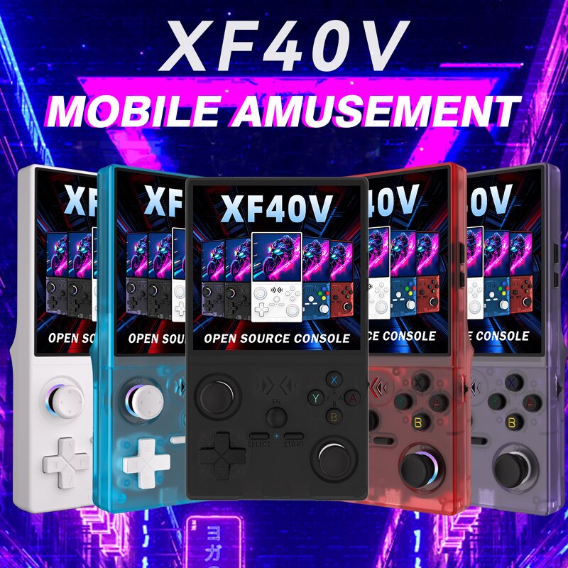 Retro Game Console Factory - XF40V 4.0 Inch IPS WIFI Portable Game Player