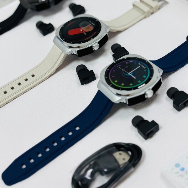 Smart Watch Factory - TWS 2-in-1 Headset BT Calling Heart Rate Monitor