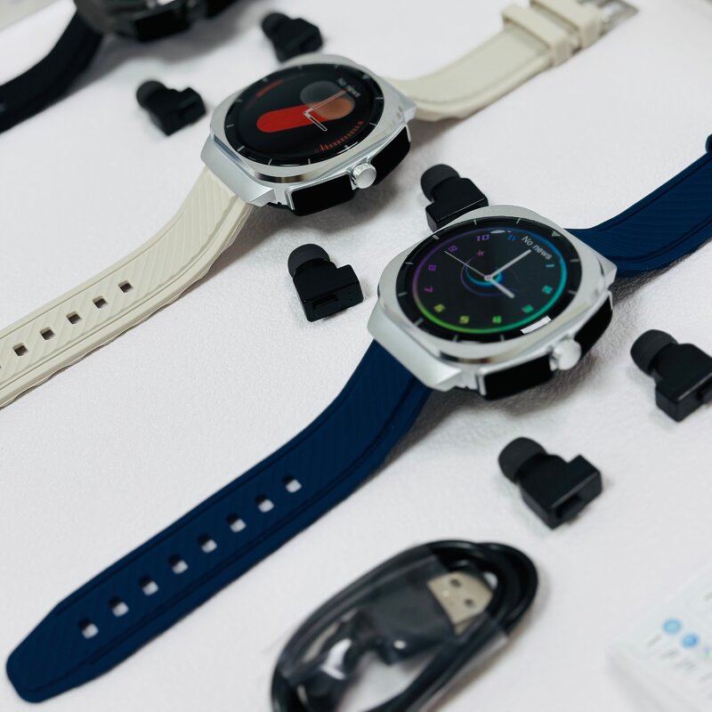 Smart Watch Factory - TWS 2-in-1 Headset BT Calling Heart Rate Monitor