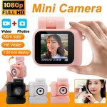 Vlog Camera Factory - Keychain Mini Retro Camera with Flash for Travel