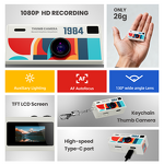 Mini Camera Factory - Thumb G6 Compact Keychain Camera with Autofocus