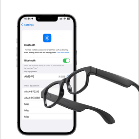 Smart Glasses Manufacturer - V3 Music Video Recording AI Everything Recognition