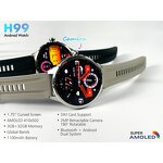 4G Smart Watch Manufacturer - H99 1.75inch AMOLED Rotating Camera GPS