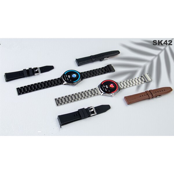 Smart Watch Manufacturer - SK42 AMOLED Ultra Thin Three Band Men Watch