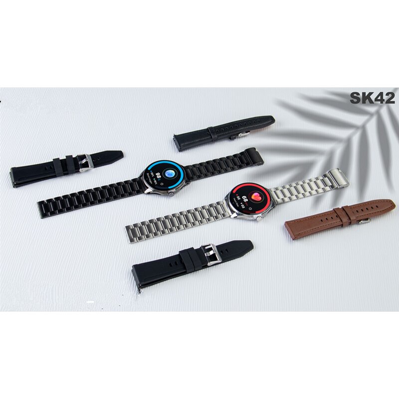 Smart Watch Manufacturer - SK42 AMOLED Ultra Thin Three Band Men Watch