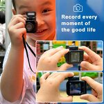 Vlog Camera Factory - Keychain Mini Retro Camera with Flash for Travel