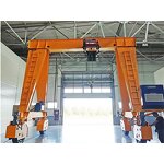 Rubber Tire Gantry Crane Manufacturer - 20 Ton Solid Tire Outdoor Custom