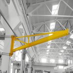 Wall Bracket Jib Crane Supplier - 3 Ton Electric Hoist Swivel Hook