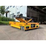 Battery AGV Scissor Lift Factory - 2 Ton 4m Trackless Steering Power