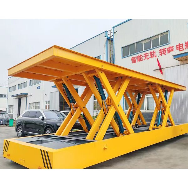 Battery AGV Scissor Lift Factory - 2 Ton 4m Trackless Steering Power