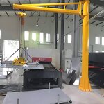 Cantilever Jib Crane Supplier - 1-2 Ton 360° Swing Arm Warehouse