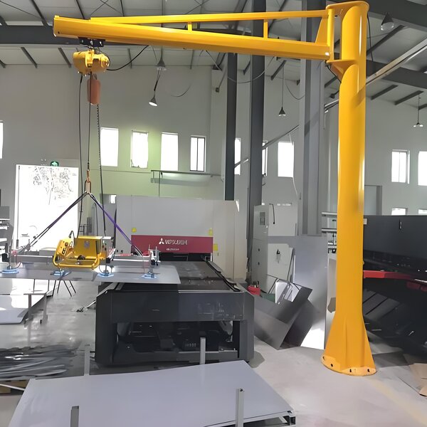 Cantilever Jib Crane Supplier - 1-2 Ton 360° Swing Arm Warehouse