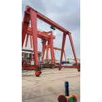 Rubber Tire Gantry Crane Manufacturer - 20 Ton Solid Tire Outdoor Custom