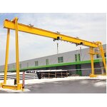Single Girder Gantry Crane Manufacturer - 20 Ton Heavy Duty Marble Lifting