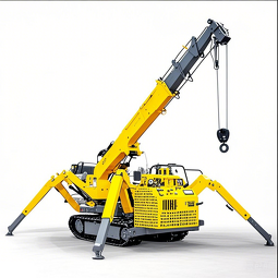 Mini Crawler Spider Crane Manufacturer - 8-12 Ton Glass Lifting Robot