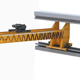 Jib Crane Manufacturer - Wall Travelling Cantilever 500kg Workshop