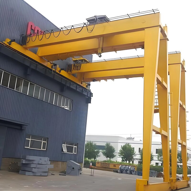 Semi Gantry Crane Manufacturer - Single Beam Mobile Half Door 3-25 Ton