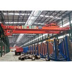 Double Beam Bridge Crane Factory - 16 Ton QC Model Magnet Workshop Custom