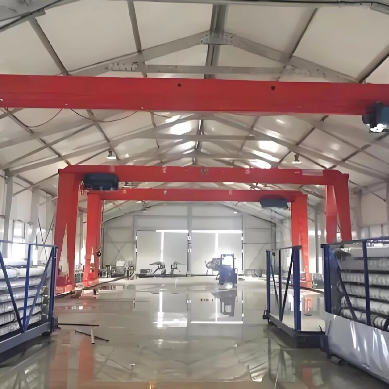 Single Girder Gantry Crane Manufacturer - 20 Ton Heavy Duty Marble Lifting