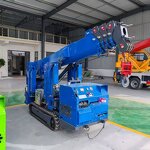Crawler Spider Crane Supplier - 8-12 Ton Glass Robot CE Vital Components