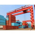 Mobile Gantry Crane Manufacturer - 200 Ton Rubber Tire European Design