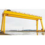 Double Girder Gantry Crane Factory - 50-200 Ton MG Rail Traveling Cabin