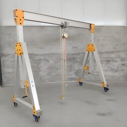 Aluminium Gantry Crane Factory - 1 Ton Adjustable Light Duty Mobile