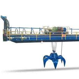 Grab Bucket Overhead Crane Supplier - QZ Waste Handling Power Plant