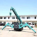 Telescopic Spider Crane Manufacturer - 2-8 Ton Indoor Outdoor Electric
