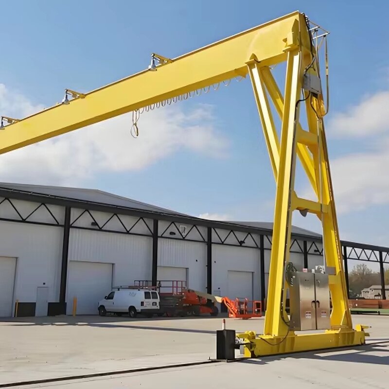 Semi Gantry Crane Manufacturer - BMG Type 20-100 Ton Double Girder