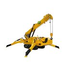 Knuckle Boom Spider Crane Factory - 1-8 Ton Crawler Electric Man Basket