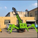 Knuckle Boom Spider Crane Factory - 1-8 Ton Crawler Electric Man Basket