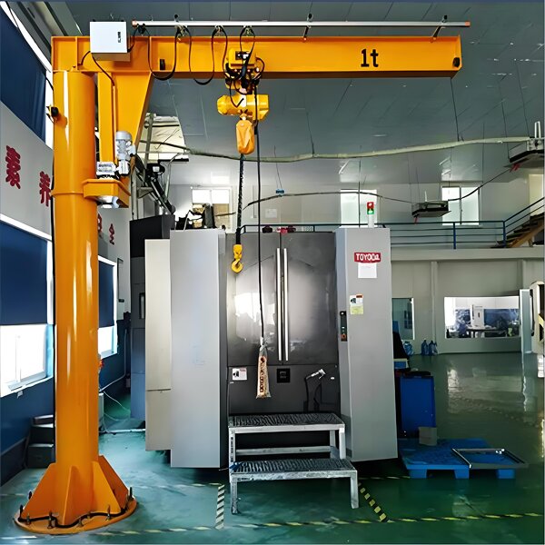 Hydraulic Jib Crane Supplier - 8 Ton Freestanding Heavy-duty Direct