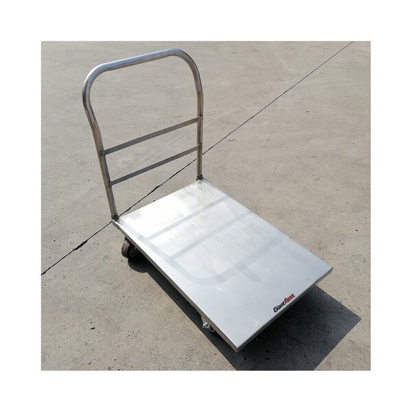 Plastic Platform Trolley Supplier - Two Layer Industrial Tool Cart
