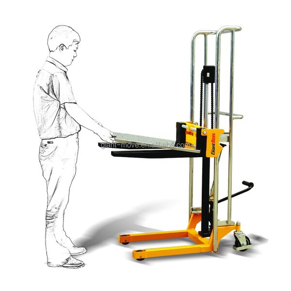 Manual Platform Stacker Factory - Portable Hydraulic Hand Stacker