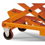 Mobile Transfer Lift Table Factory - Hydraulic Scissor Lift with Wheels