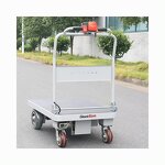 Platform Hand Truck Factory - Large Size 4 Wheel Warehouse Cart