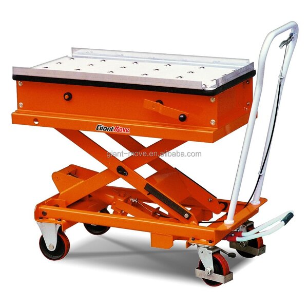 Mobile Transfer Lift Table Factory - Hydraulic Scissor Lift with Wheels