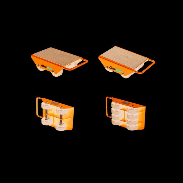 Pallet Moving Skate Manufacturer - Rotating Roller Transport Trolley