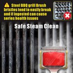 BBQ Grill Brush Manufacturer - Bristle-Free Aramid Fiber Scraper Head