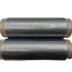 Conductive Spun Yarn Supplier - 316L Stainless Steel Fiber for Sewing