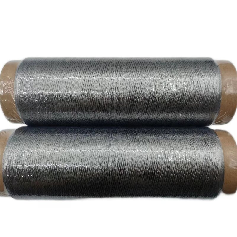Conductive Spun Yarn Supplier - 316L Stainless Steel Fiber for Sewing