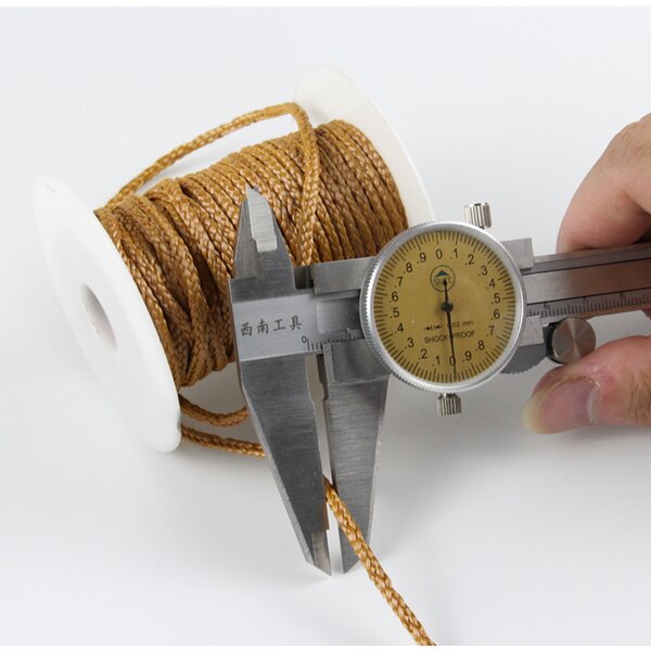 PBO Braided Rope Factory - High Temperature Flame Resistant 3mm Rope